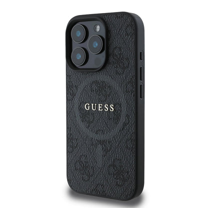 Guess zaščitni ovitek za iPhone 16 Pro Max – črn, MagSafe