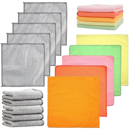 🧽 GOTFUN set of 10 microfiber cleaning cloths