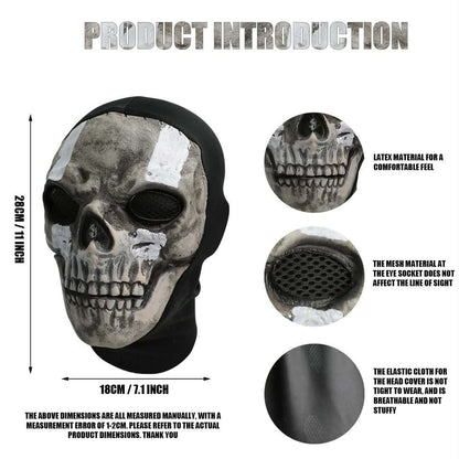 Maska Ghost Balaclava Skull – taktična podkapa - naklikaj.si
