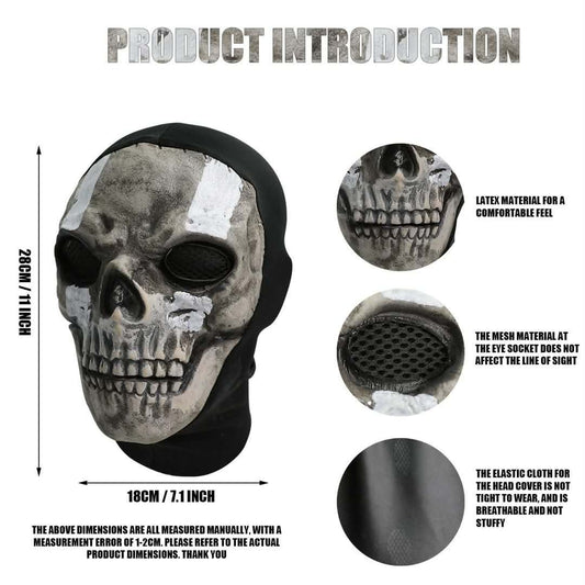Maska Ghost Balaclava Skull – taktična podkapa - naklikaj.si