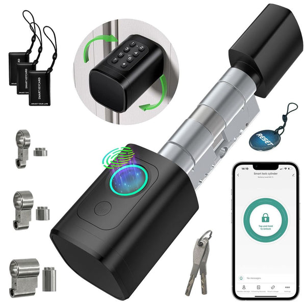 Pametna ključavnica AVATTO s prstnim odtisom in PIN kodo - 60-120mm - naklikaj.si