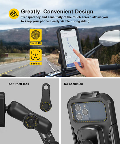 📱 iMESTOU Waterproof Phone Holder (IP67) – Size S (3.5–6.1")