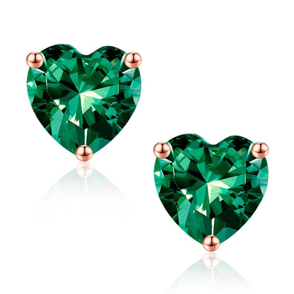 💎Fashion earrings TINGN, 925 silver, rose gold coating, zirconium, -multiple colors