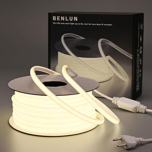 BENLUN 20M COB LED trak 4000K, 230V, IP65 - naklikaj.si