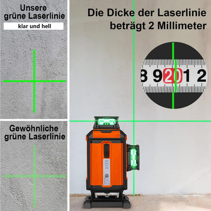 TAKAMINE PRO verzija, 4D gradbeni laser, 16 linij, 4×360°, Bluetooth+daljinec, 1 leto garancija