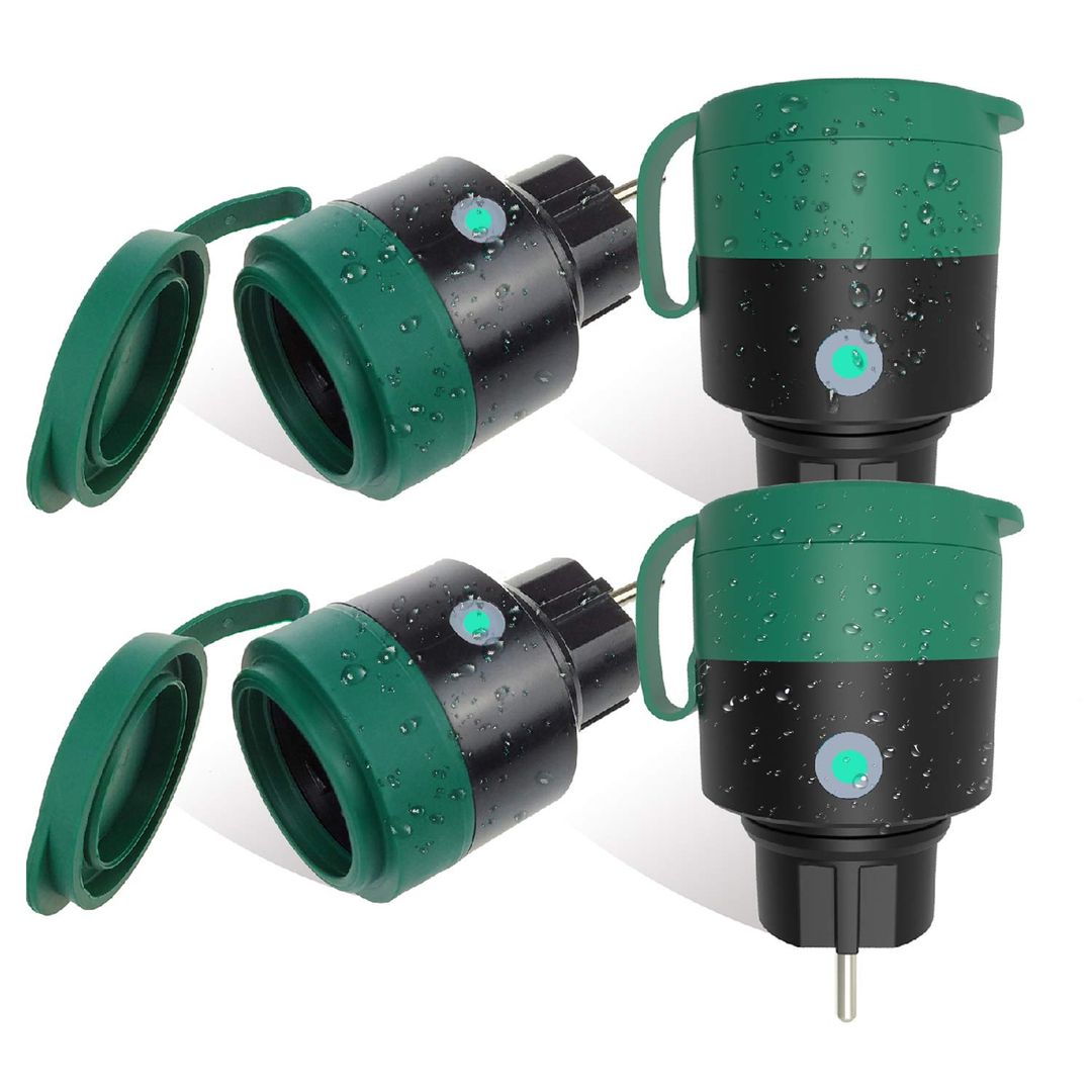 UCOMEN pametna zunanja WiFi vtičnica 4 kosi - naklikaj.si