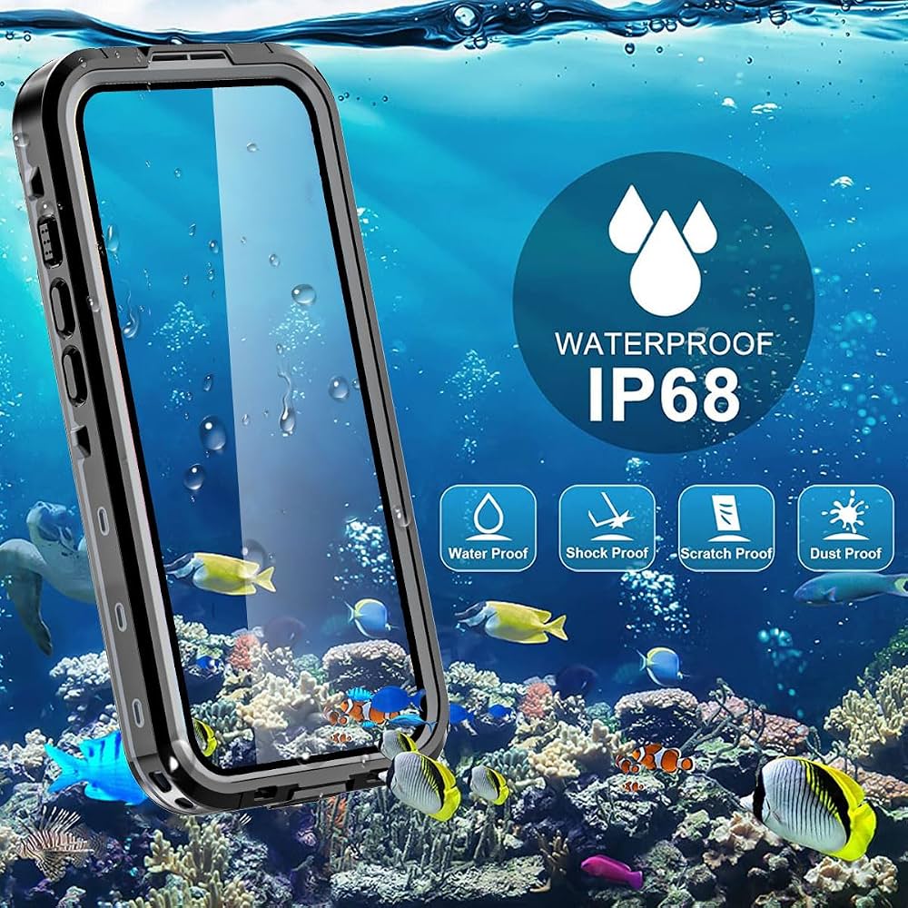 Vodoodporen ovitek za iPhone 17 Pro/Promax, IP68, MagSafe