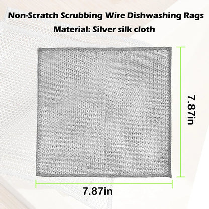 🧽 12x wire dishcloth 20x20cm