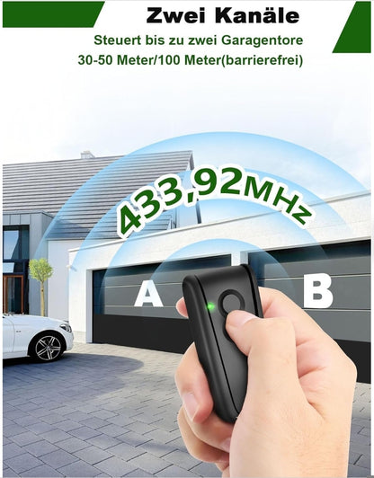 2x daljinec za garažna vrata HÖRMANN / ECOSTAR – 433,92 MHz (2 gumba)