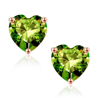 💎Fashion earrings TINGN, 925 silver, rose gold coating, zirconium, -multiple colors