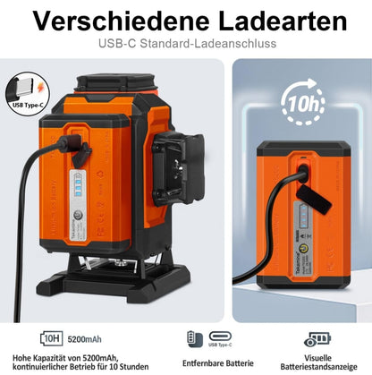 TAKAMINE PRO verzija, 4D gradbeni laser, 16 linij, 4×360°, Bluetooth+daljinec, 1 leto garancija