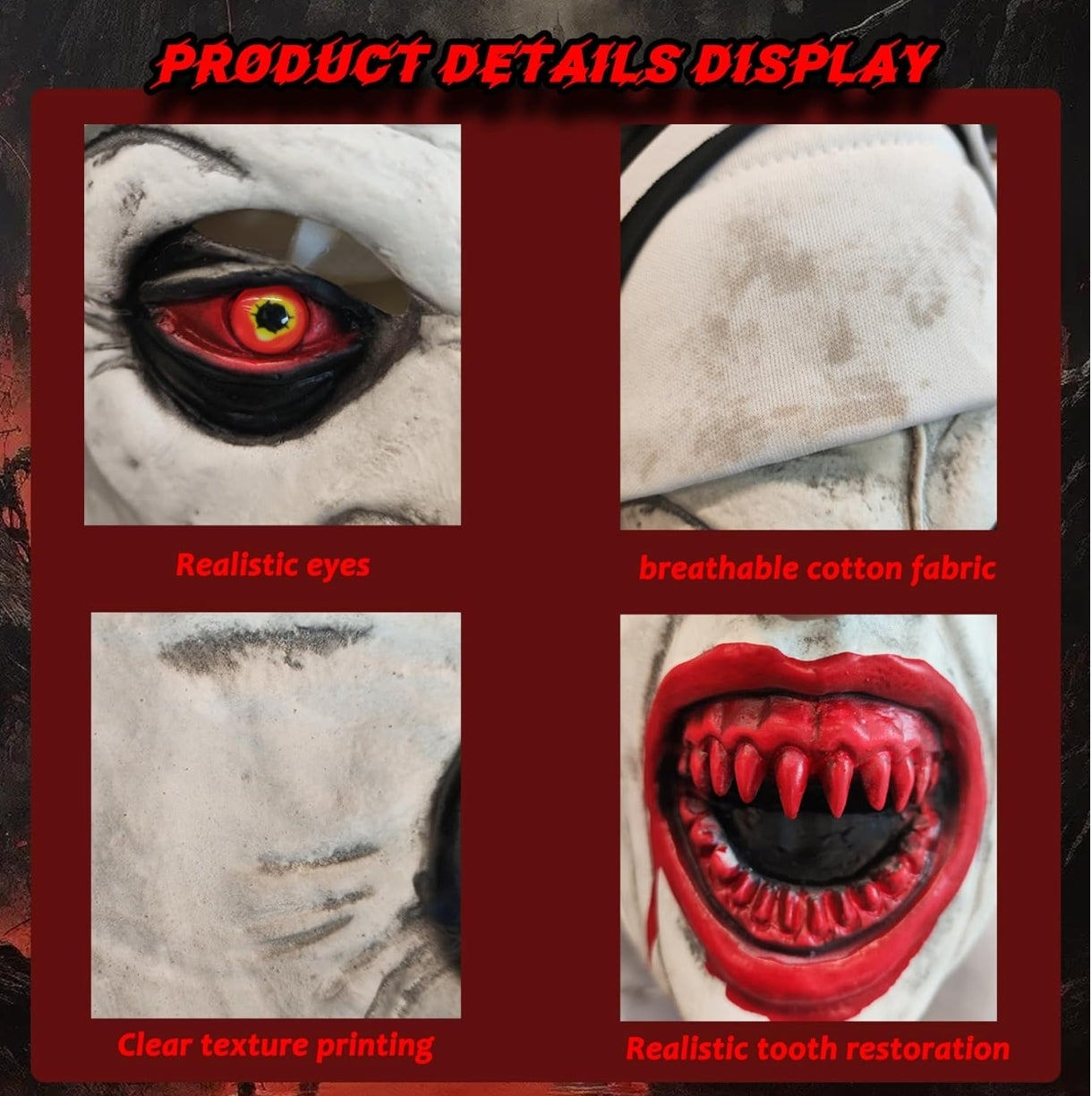 Grozljiva pustna maska nune Valak - naklikaj.si