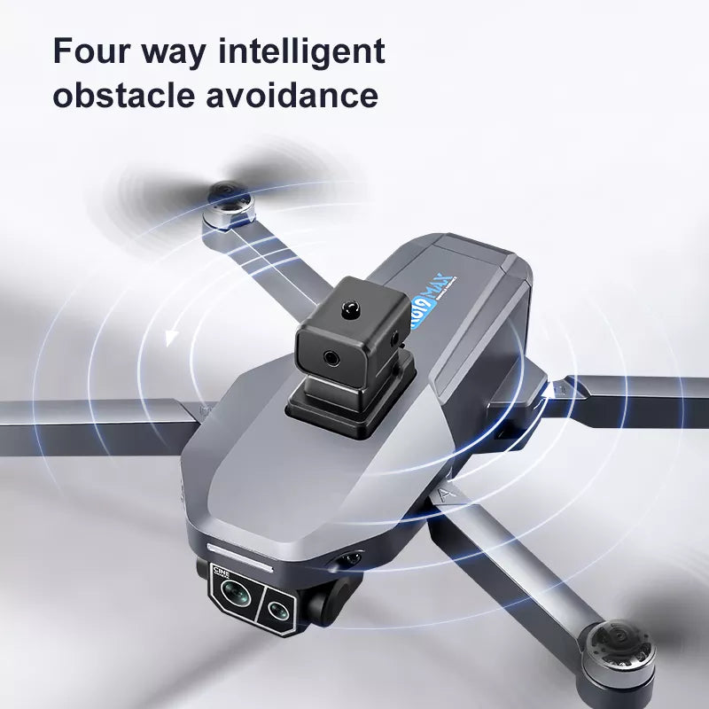 2x vožen K619 MAX profesionalni dron z GPS, 3x baterija-75min, 4K dvojno kamero in 5G zaslonom, kot nov