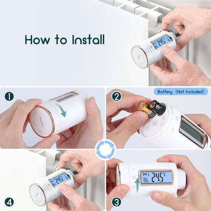 INKBIRD IRC-RW1 WiFi termostatski ventil za radiator – pametni nadzor ogrevanja