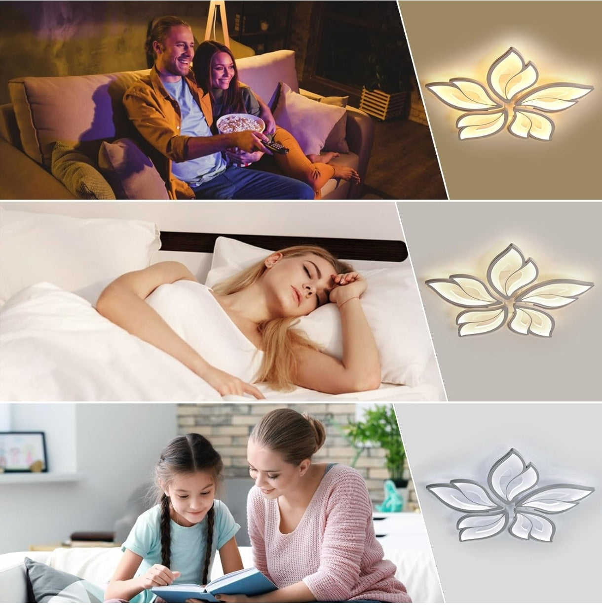 💡 Pametna LED stropna svetilka 65W – WiFi in daljinsko upravljanje
