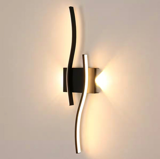 💡 LED stenska svetilka GOECO, aluminij – 59cm, 14W, 3000K