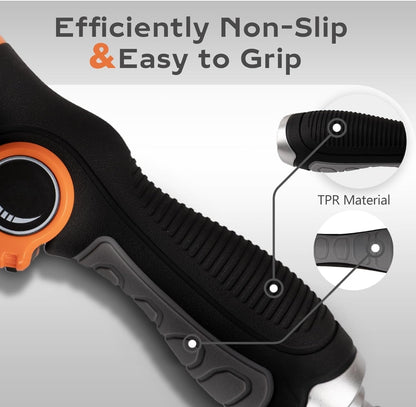 🚿 Garden spray gun with 180° adjustable head - 8 spraying modes