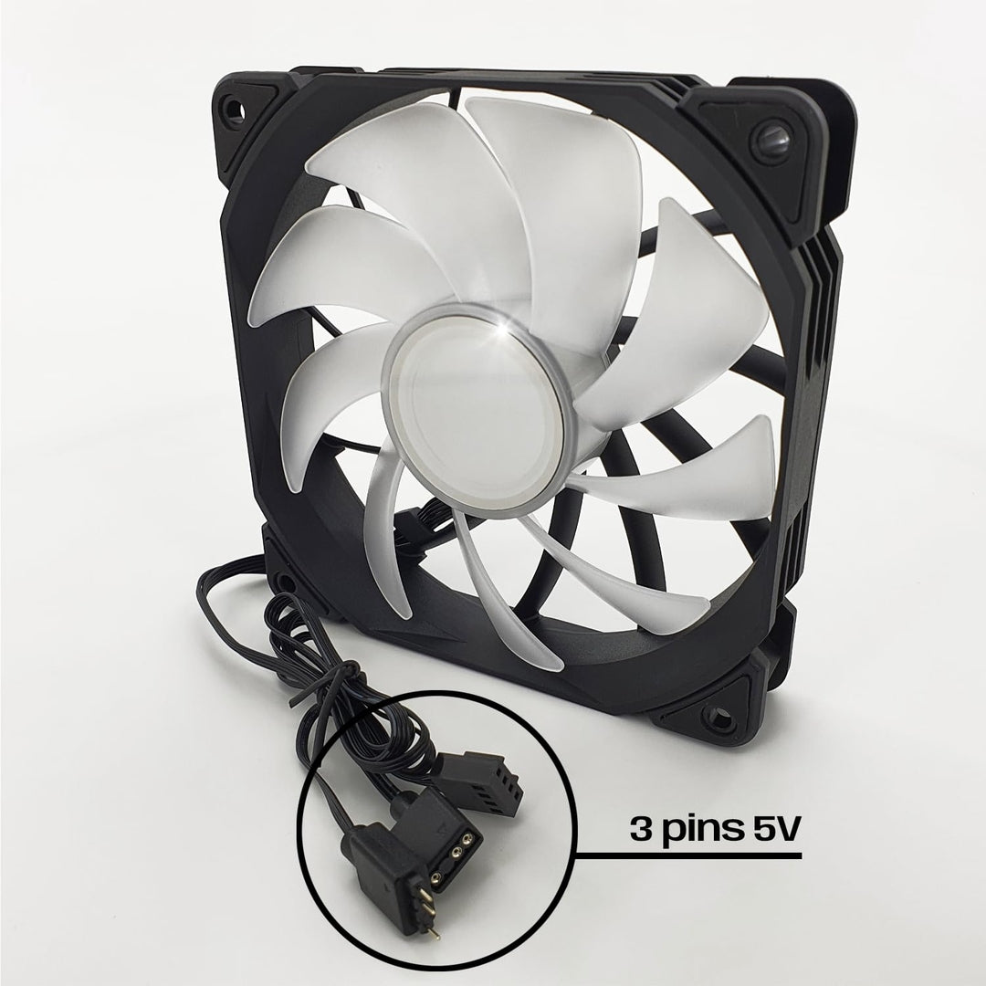 💧 EMPIRE GAMING Guardian P-W120 AIO vodno hlajenje CPU – 120mm, ARGB, 3-pin 5V, Intel/AMD