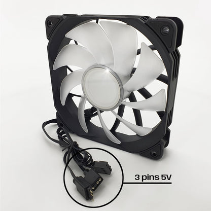 💧 EMPIRE GAMING Guardian P-W120 AIO vodno hlajenje CPU – 120mm, ARGB, 3-pin 5V, Intel/AMD