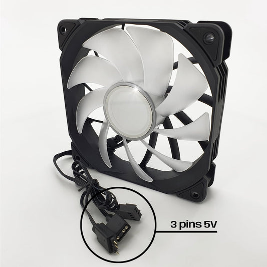 💧 EMPIRE GAMING Guardian P-W120 AIO vodno hlajenje CPU – 120mm, ARGB, 3-pin 5V, Intel/AMD