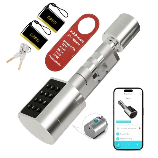 🔐 EseeSmart L111 pametna elektronska ključavnica s prstnim odtisom, kodo, kartico RFID in aplikacijo Tuya