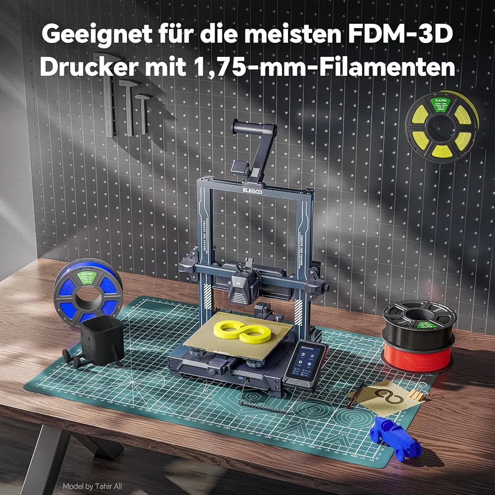 Deeplee PLA Pro filament - 1.75 mm, modra, 1kg (Manjka 150g filamenta)