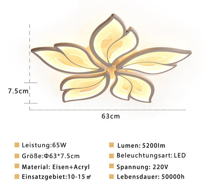 💡 Smart LED ceiling light 65W – WiFi and remote control