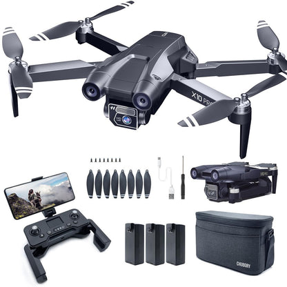 Profesionalni CHUBORY X10 PRO, GPS, 4K UHD kamera 90 min letenja 1000 m dosega - naklikaj.si