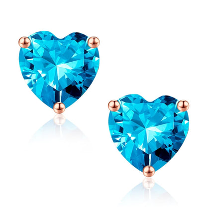 💎Fashion earrings TINGN, 925 silver, rose gold coating, zirconium, -multiple colors