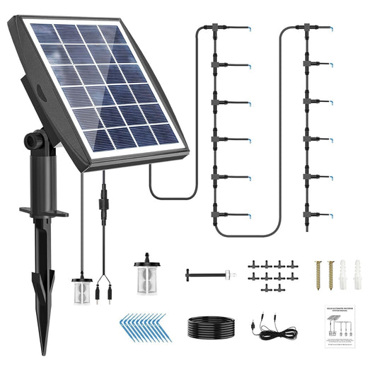 🌱 Solarni avtomatski kapljični namakalni sistem – za 10 lončnic
