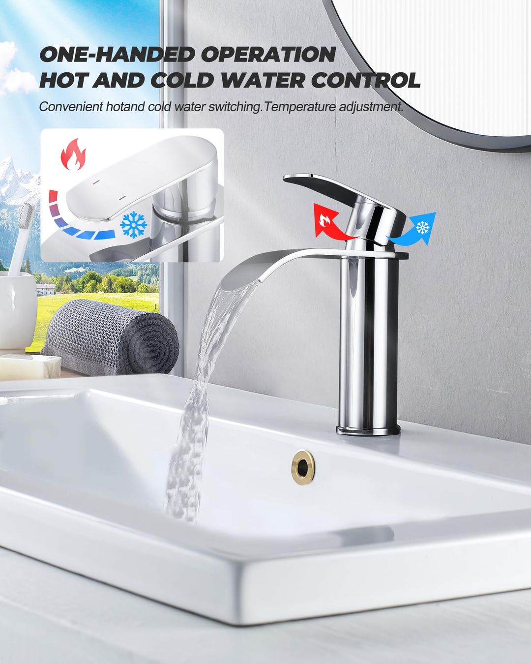 Kopalniška armatura ARCORA - krom - naklikaj.si