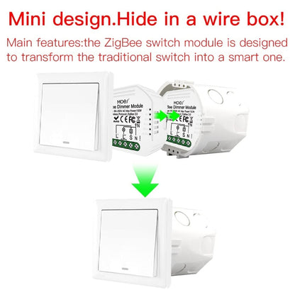 ⚡ MOES MS-105 ZigBee Dimmer Module – smart dimming module