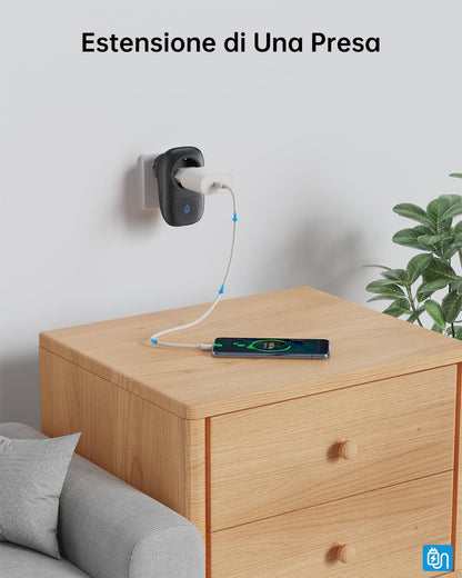 🔔 JeaTone brezžični zvonec IP55 – EU vtič, LED, doseg 150 m