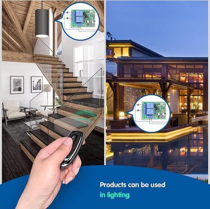 Univerzalni daljinec s sprejemnikom DieseRC 433 MHz - 2 kanala - naklikaj.si