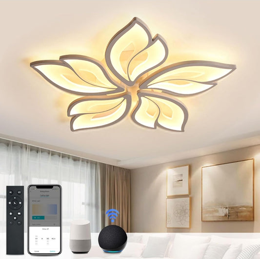 💡 Pametna LED stropna svetilka 65W – WiFi in daljinsko upravljanje