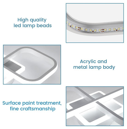 💡 Modern LED ceiling lamp 36W, 6500K