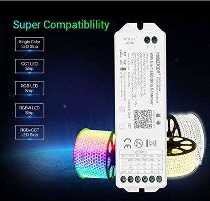 ⚡ MiBoxer WL5 – WiFi 5 in 1 LED controller