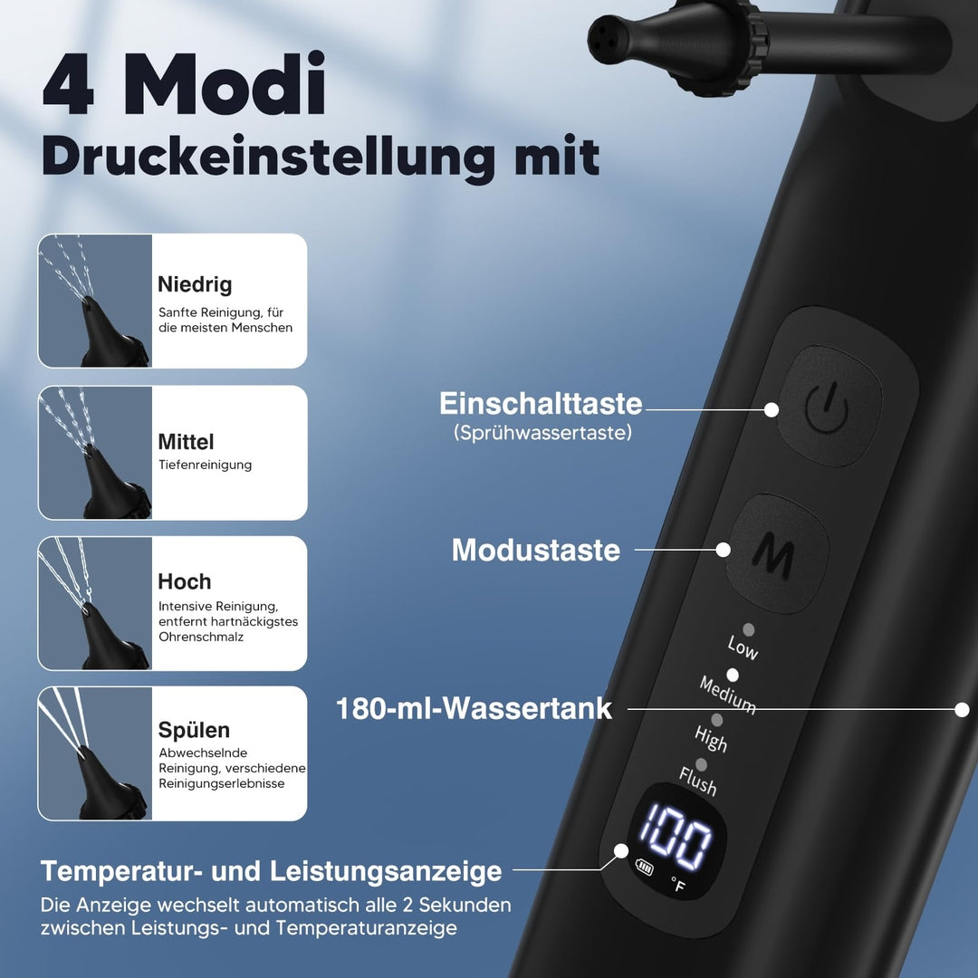 👂FIVAVA električni čistilec ušes Powered Earwax Remover