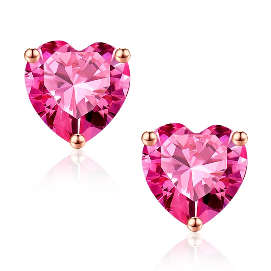 💎Modni uhani TINGN, srebro 925, rose gold premaz, zirkonij, -več barv