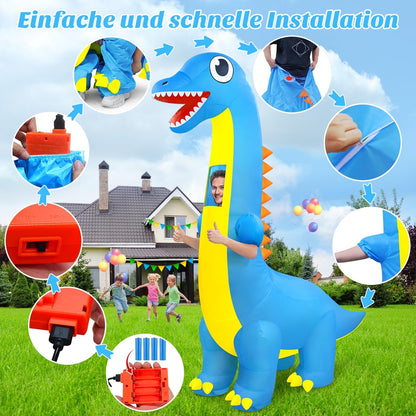 Napihljiv kostum dinozavra – zabaven kostum za odrasle