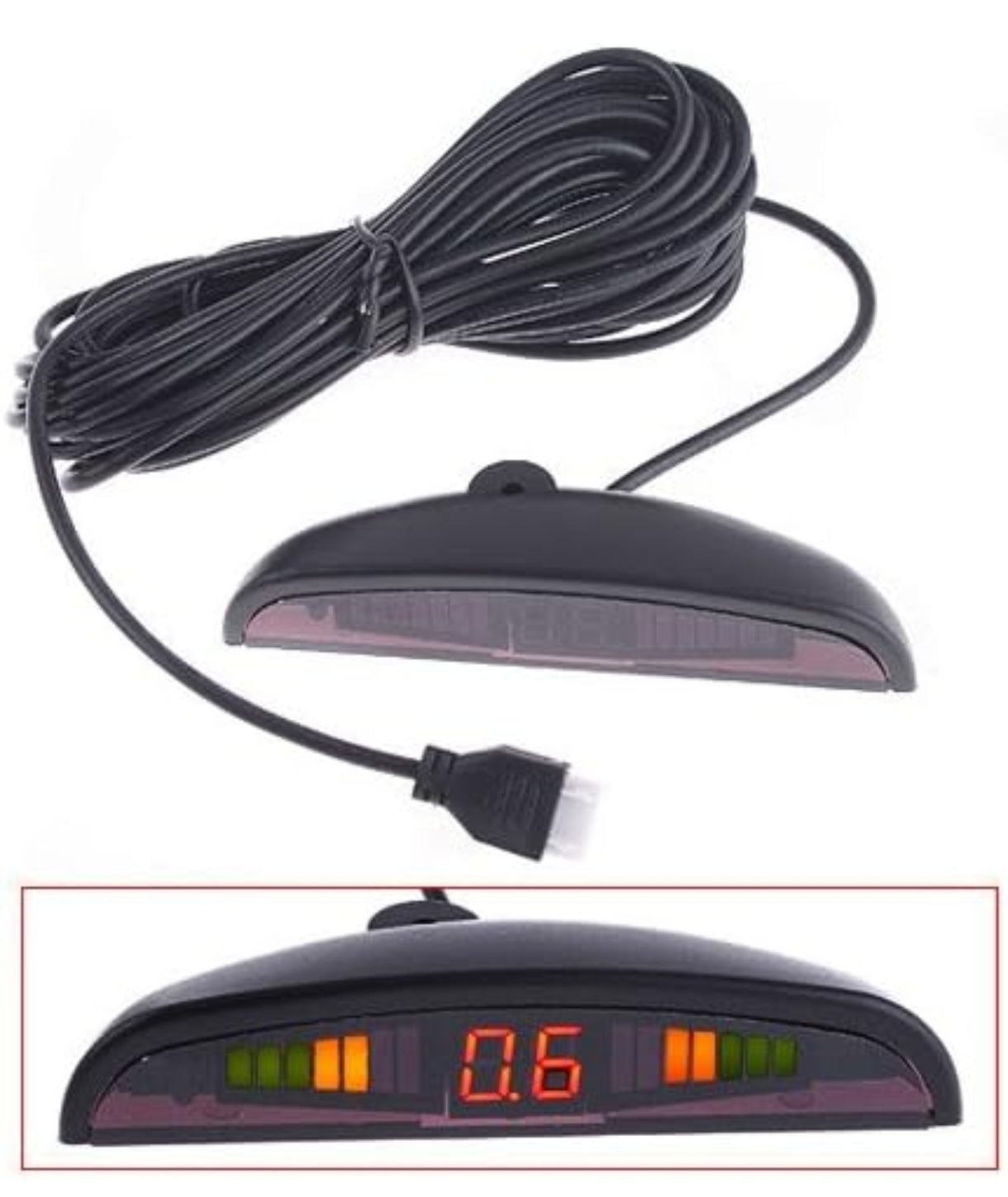 4x univerzalni parkirni senzorji z LED zaslonom - črni - naklikaj.si