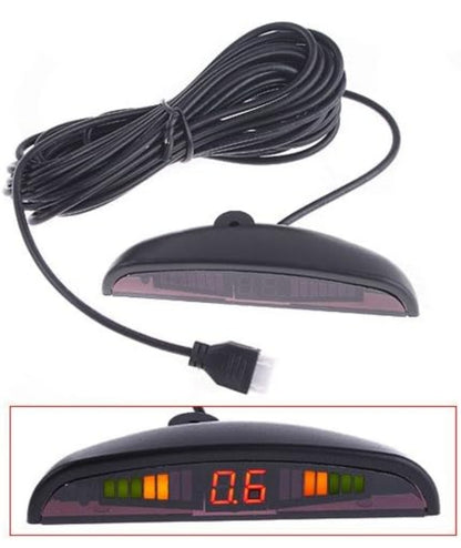 4x univerzalni parkirni senzorji z LED zaslonom - črni - naklikaj.si