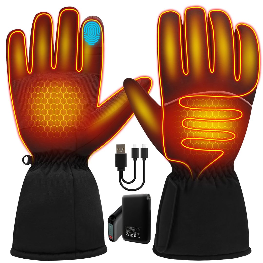 Kvalitetne grelne zimske rokavice z baterijo 2x5000 mAh