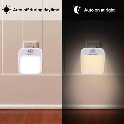 🌙Smart night light with light sensor - 2pcs