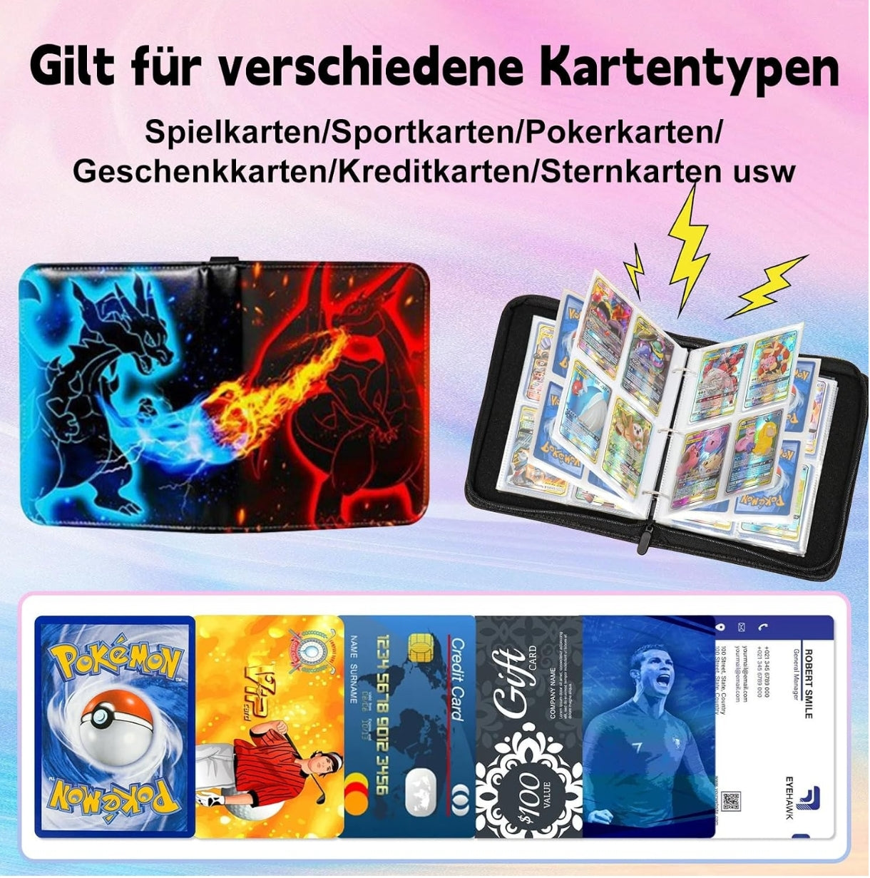 Album za igralne karte – kapaciteta 400 kart, 50 strani