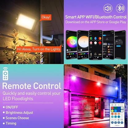 Pametni LED reflektor 100W WiFi RGBCW - Neoriginalna embalaža