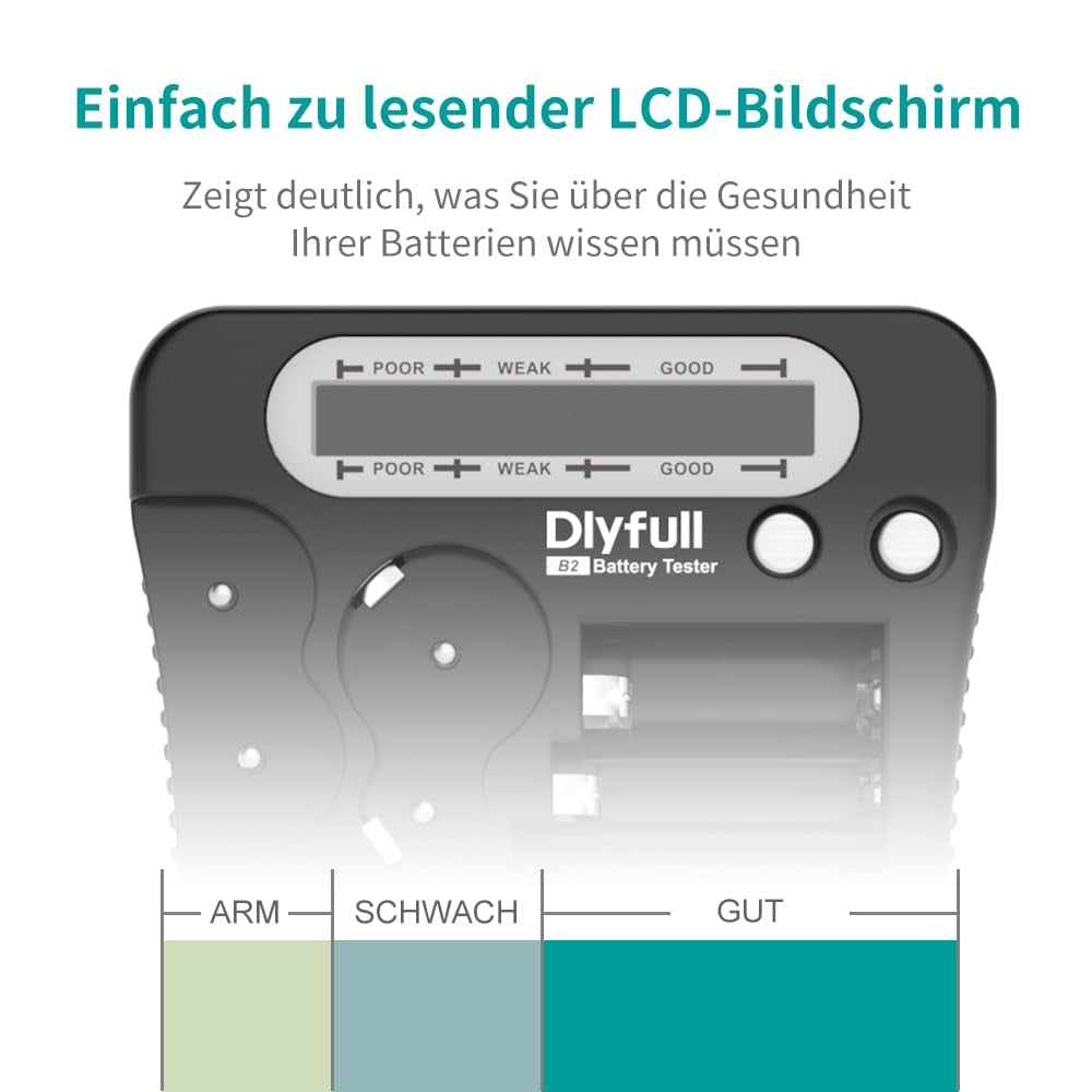 DLYFULL B2 univerzalni tester baterij – moder