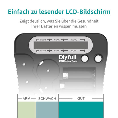 DLYFULL B2 univerzalni tester baterij – moder
