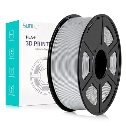 🧵 SUNLU PLA+ filament - 1.75 mm, silver, 1 kg