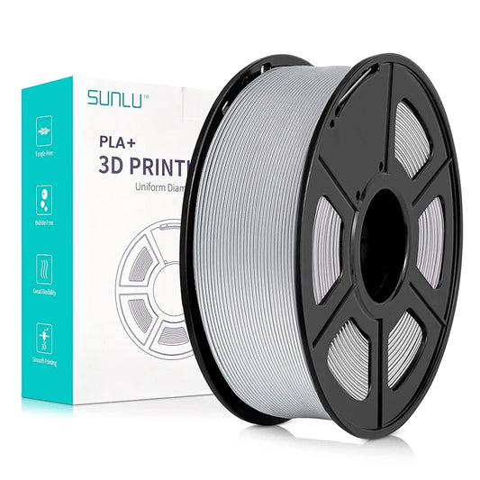 🧵 SUNLU PLA+ filament - 1.75 mm, srebrna, 1kg